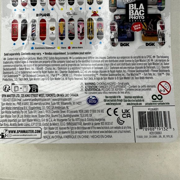 Tech Deck Toy Machine Myles Willard Common Skateboard Fingerboard New - Picture 7 of 10